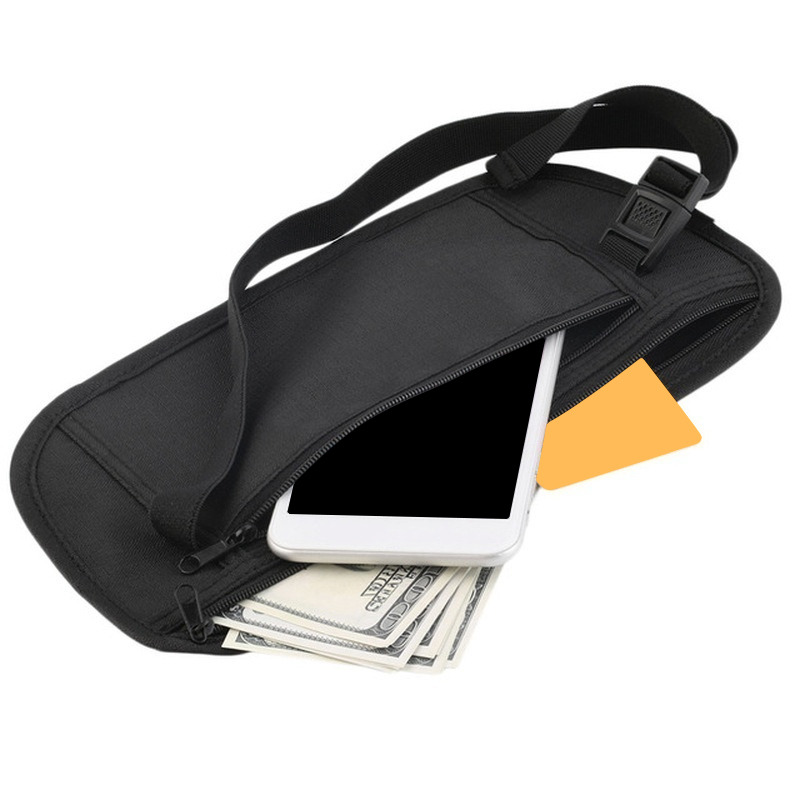 Running Gear To Hold Phone - Invisible Travel Waist Packs Pouch for