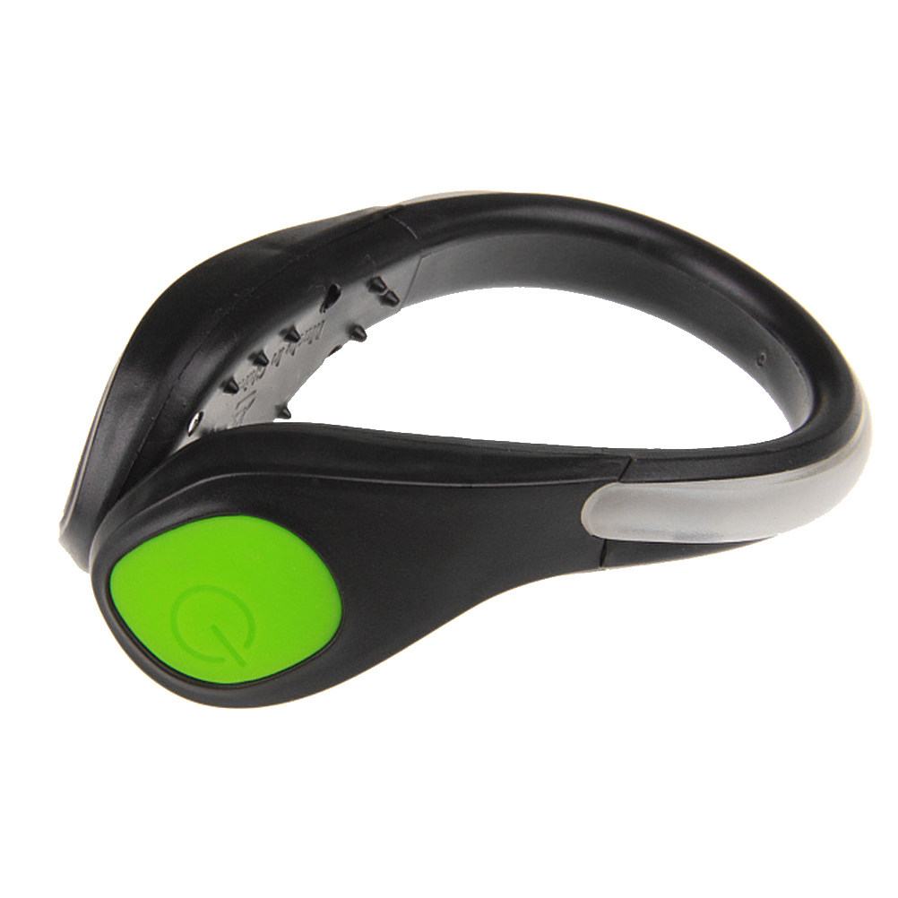 Running Gear Green - 1Pcs LED Flash Shoe Clip Green