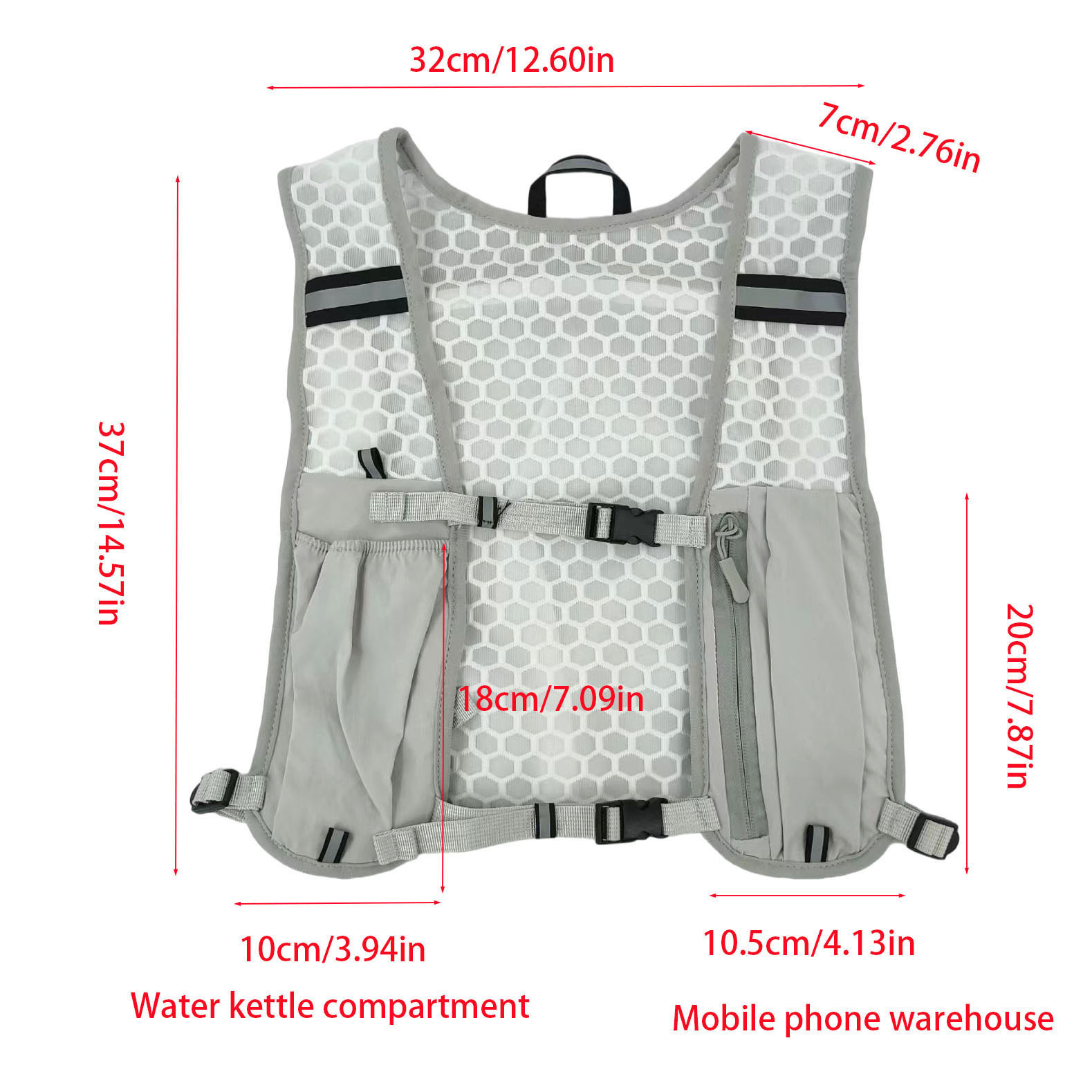 Lightweight Running Vest for B - огляд і ціна Running Gear Storage