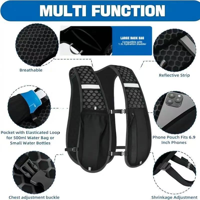 Lightweight Running Vest for B - огляд і ціна Running Gear Storage
