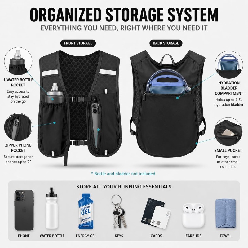 Running & Biking Sports Reflec - огляд і ціна Running Gear Storage