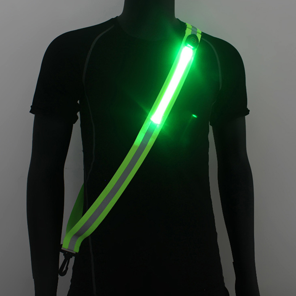 USB Rechargeable Reflective Wa - огляд і ціна Running Gear Green
