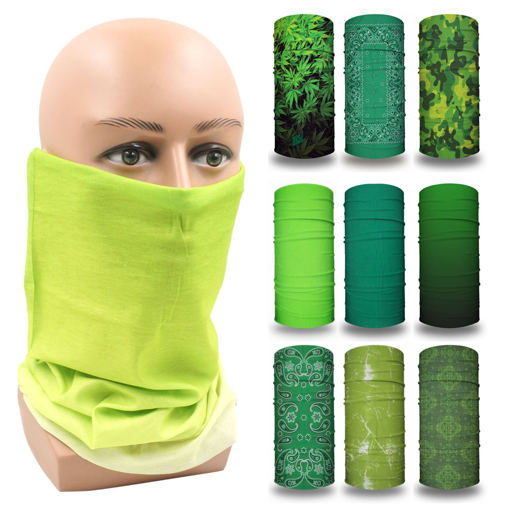 Green Face Bandanas Cover Hiki - огляд і ціна Running Gear Green
