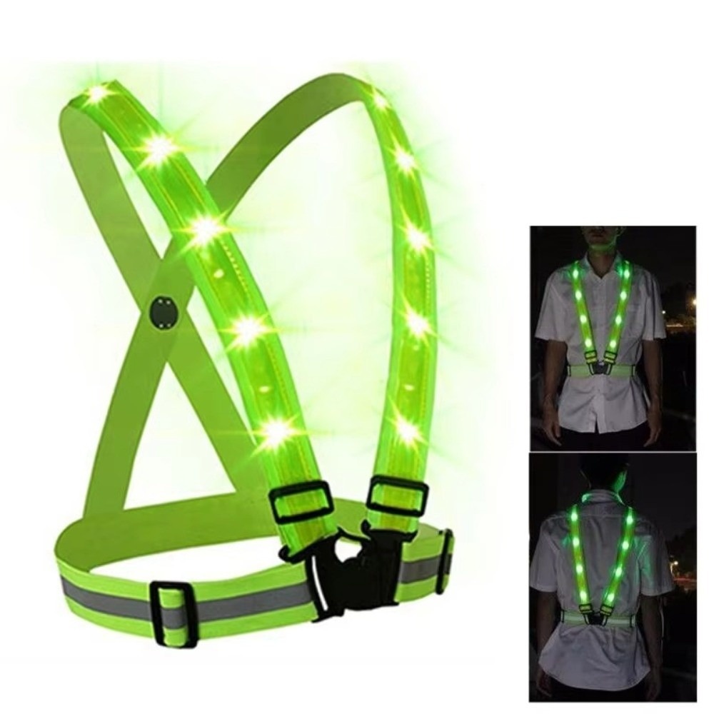 New Polyester LED Safety Vest  - огляд і ціна New Gear Running
