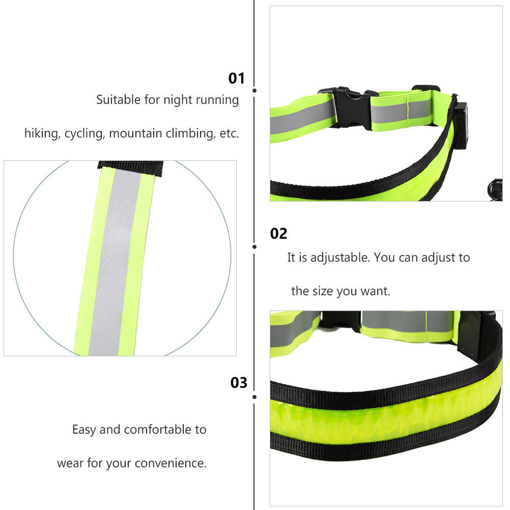 LED Rechargeable Reflective Be - огляд і ціна Running Gear Green