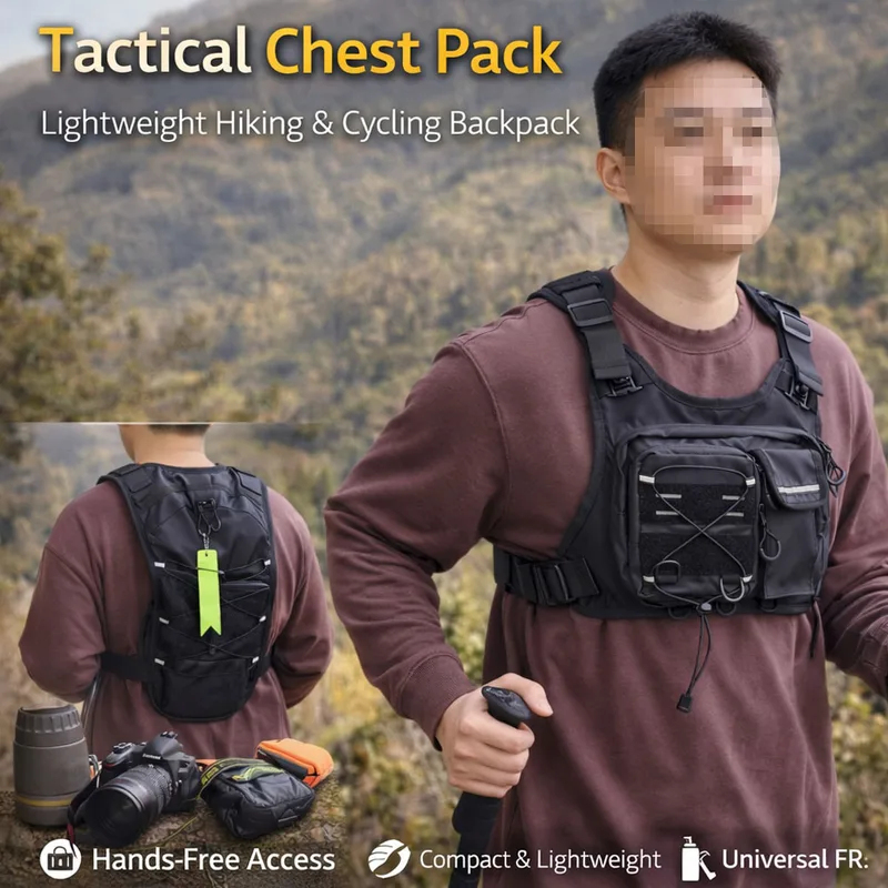 2026 New Tactical Vest Chest B - огляд і ціна Running Gear Storage