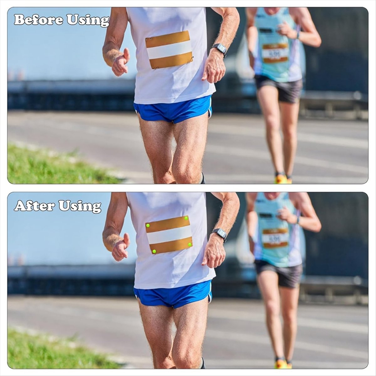 ABJX 12Pcs Running Bib Clips M - огляд і ціна Running Gear Marathon
