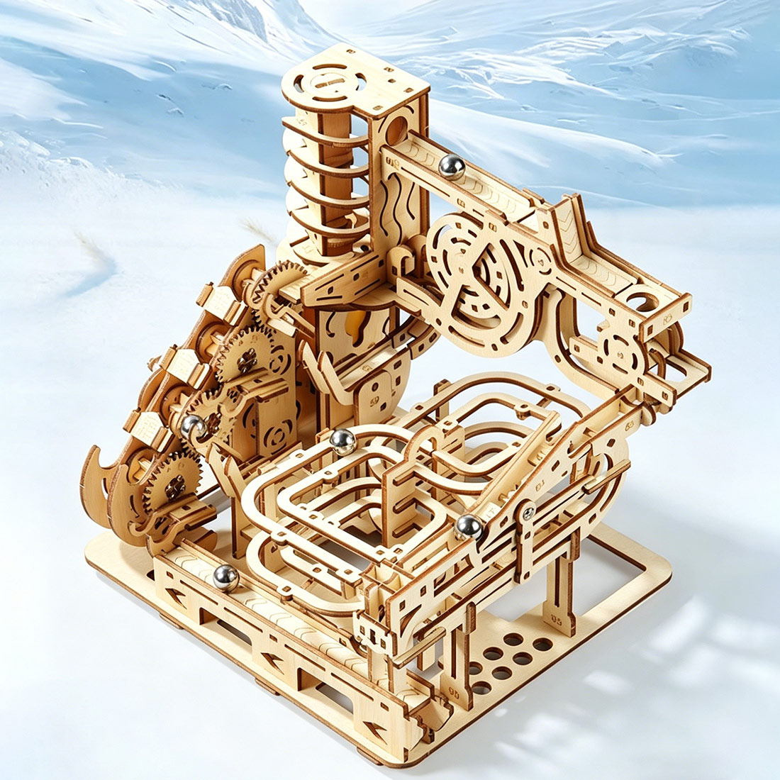 3D Wooden Puzzle Mechanical Ma - огляд і ціна Running Gear Gifts