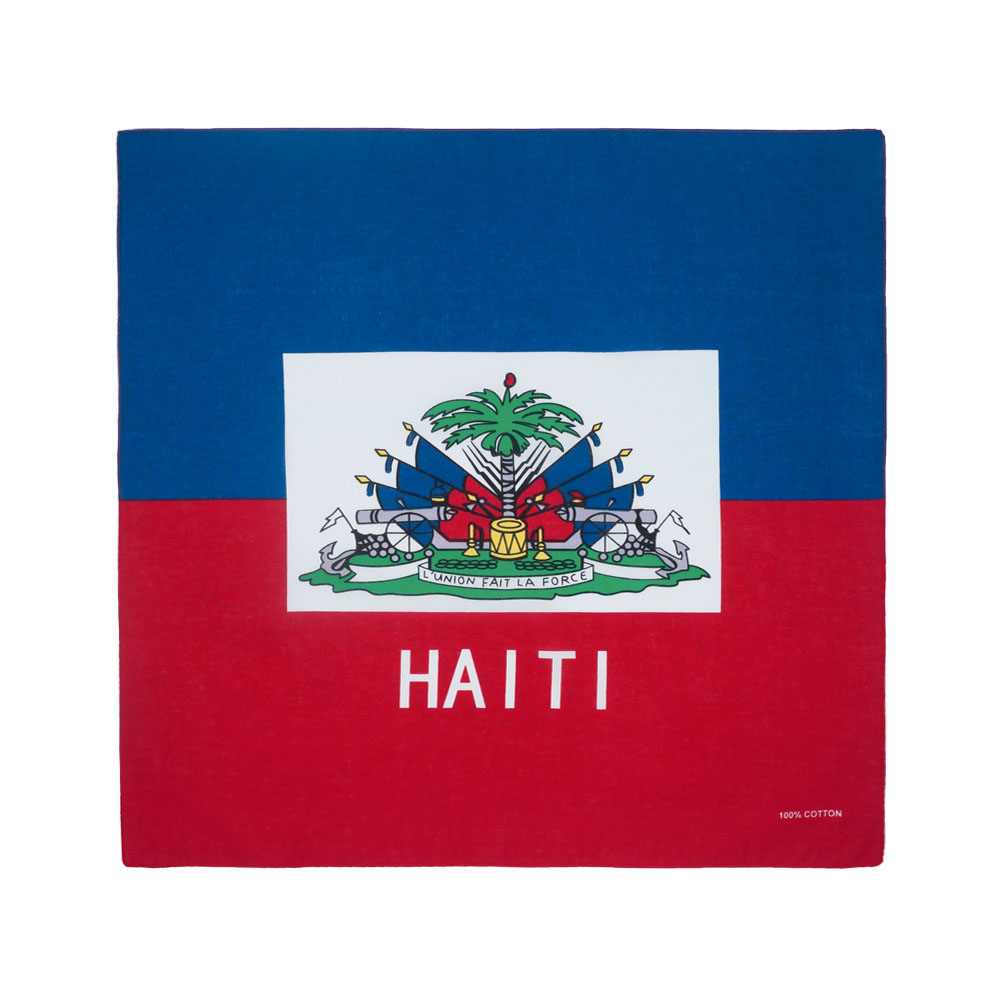Haiti Flag Bandana 100% Cotton - огляд і ціна Running Gear Gifts